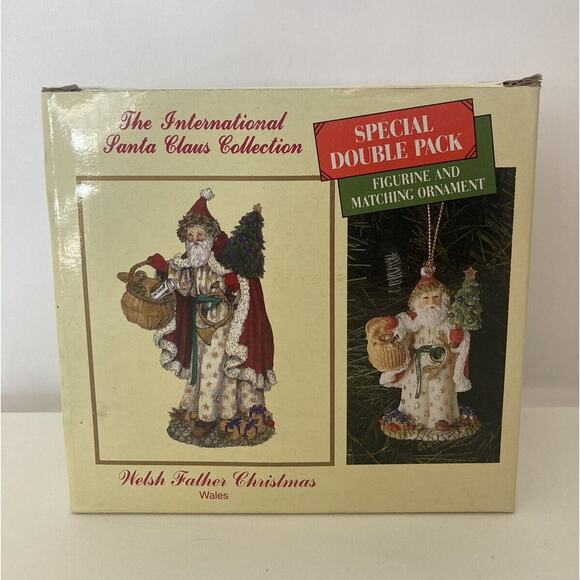 Welsh Father Christmas Wales 1998 Ornament International Santa Claus Collection - Picture 2 of 6